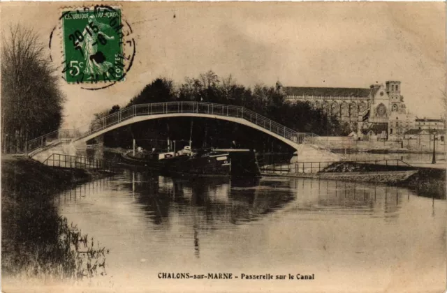 CPA CHALONS-sur-MARNE - Gateway to the Canal (742887)