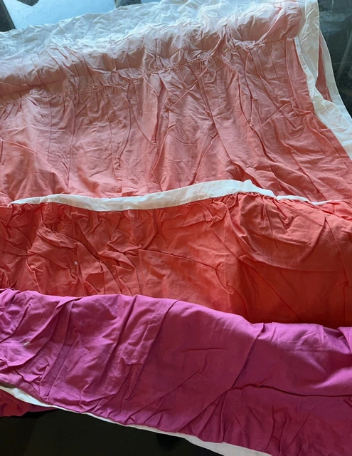 Surf dip dye ruched duvet cover cheap