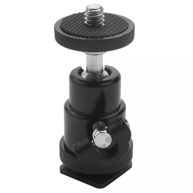 Ball Head [2 Pack] With Hot Shoe Mount Adapter 360 Degree 1/4 Inch Small9998