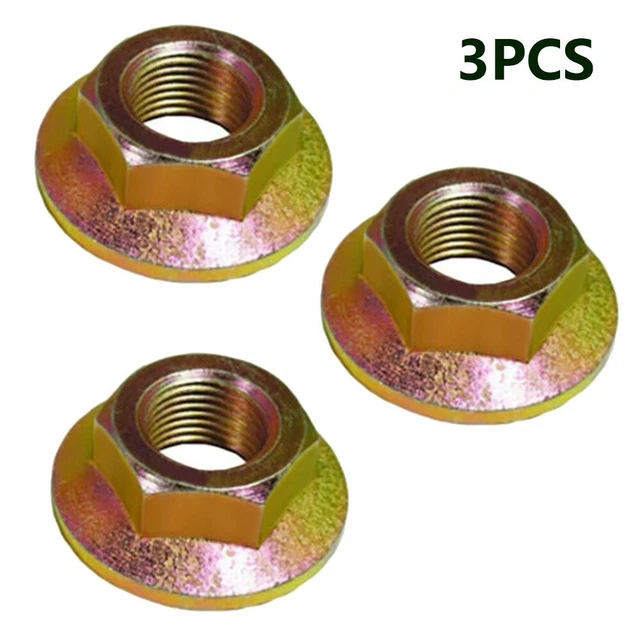 HIGH QUALITY NUT Spindle Blade Yard Lawn Mowers 3pcs For RZT 50