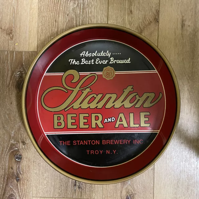 Vintage Stanton Beer And Ale Stanton Brewing Company Troy NY Made in Italy 14"