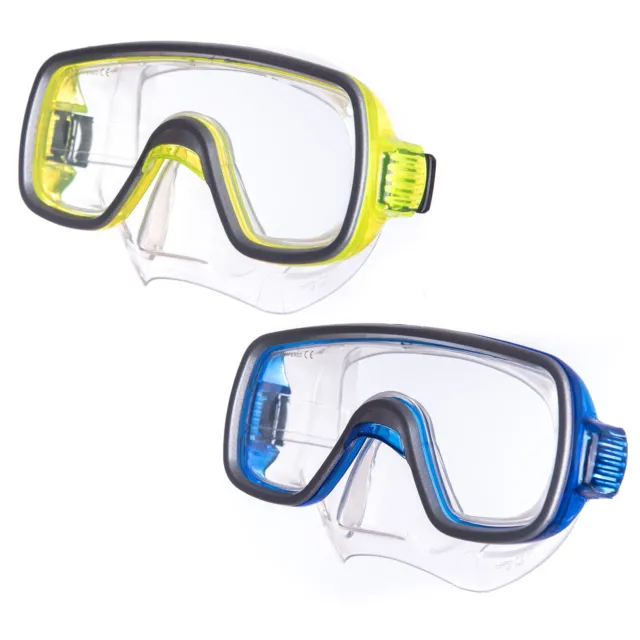 SALVAS Jugend Tauch Maske Geo Schnorchel Taucher Schwimm Brille Beschlag Silikon