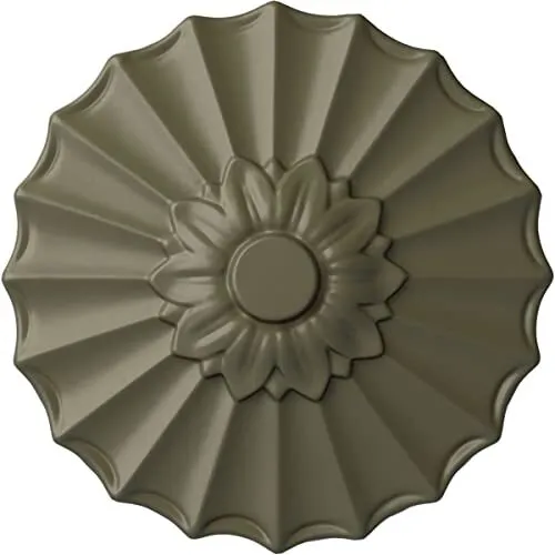 CM09SHSSF Shakuras Ceiling Medallion, 9"OD x 1 3/8"P (Fits Canopies up to 1 3...