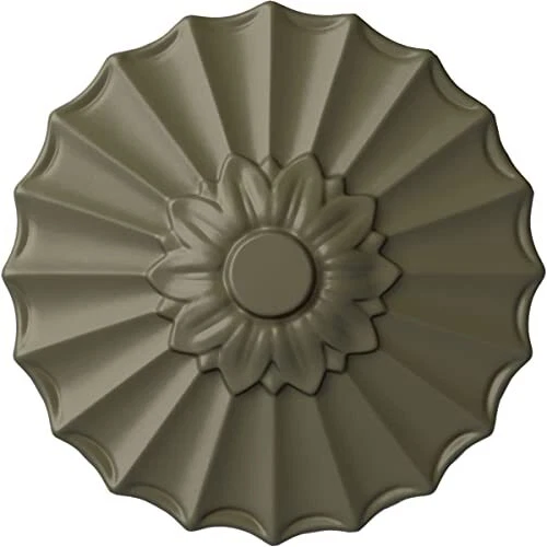 CM09SHSSF Shakuras Ceiling Medallion, 9"OD x 1 3/8"P (Fits Canopies up to 1 3...