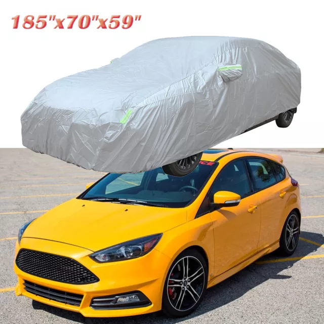 For Ford Fiesta Focus ST SE RS Outdoor Car Cover Rain Snow UV Dust Resistant