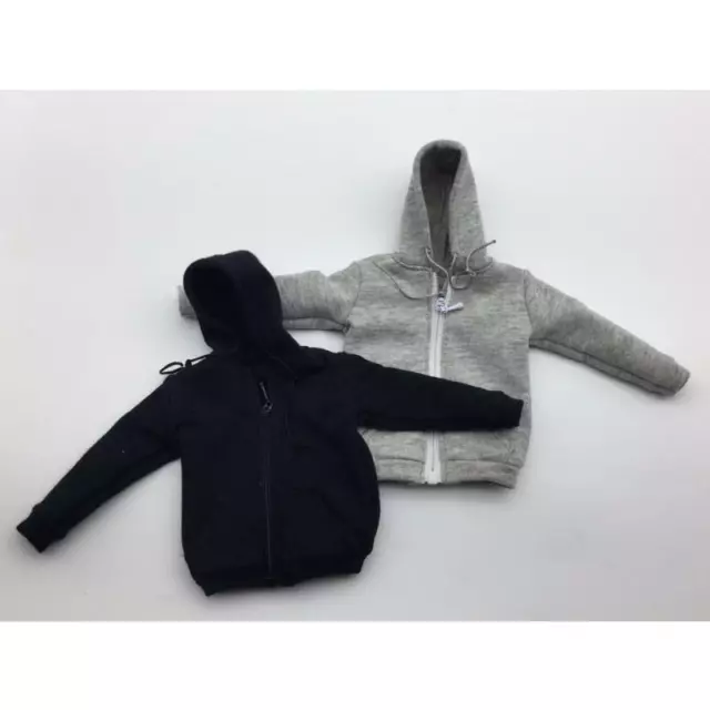 1/6 Scale Zipped Hoodie Clothes Accessories For 12'' Male Action Figure Body