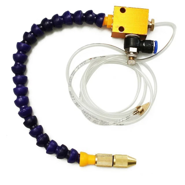 Tool Mist Coolant Injection System 375mm Length 8mm Air Duct Interface