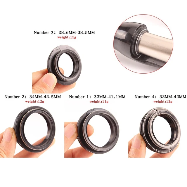 Bike Front Fork Dust Seal Oil Seals Kit For Fox Rockshox Xfusion