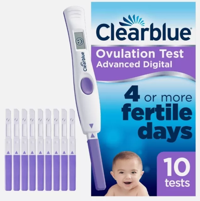 Clearblue Advanced Digital Ovulation 10 Test Kit with Dual Hormone