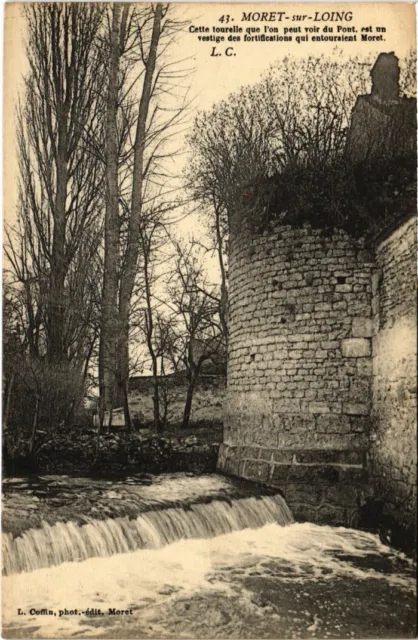 CPA MORET-sur-LOING Turret - Ruins (1350465)