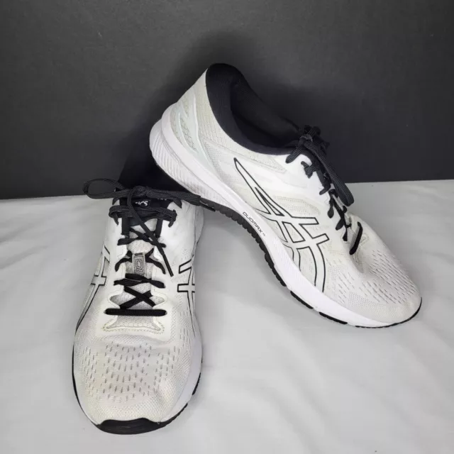 Men’s Asics GT1000 10 Running Shoes White/Black 1011B001 Size 10