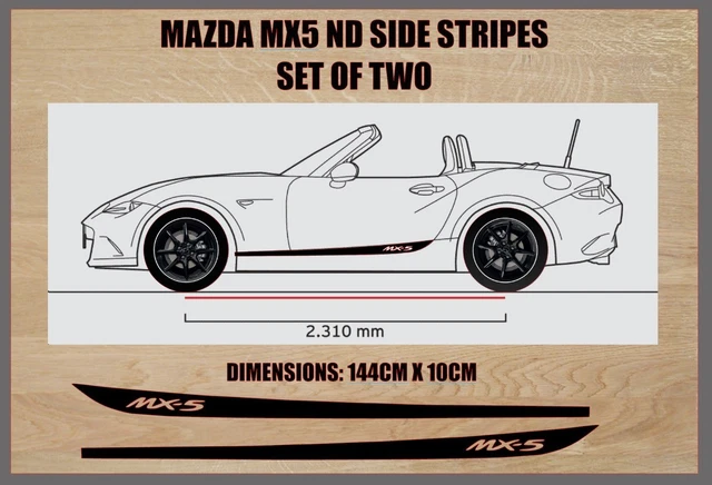 2 Autocollants Emblème MS MAZDASPEED Pour Ailes CX-5 MX-5 - Argent, Zinc, Adhésif, Neufs
