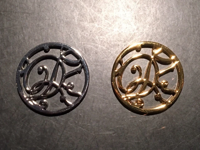 Serie Complete Dalloyau Paris Feves Monogramme D Argent & Or 2009