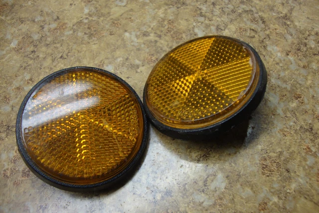 2014 Kawasaki Ninja EX650 EX 650 E 14 13 2013 650E Reflectors Orange Yellow E10