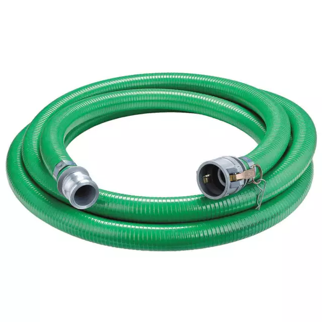 CONTINENTAL SP150-10CE-G Water Hose,1-1/2" ID x 10 ft.,Green 55CG25