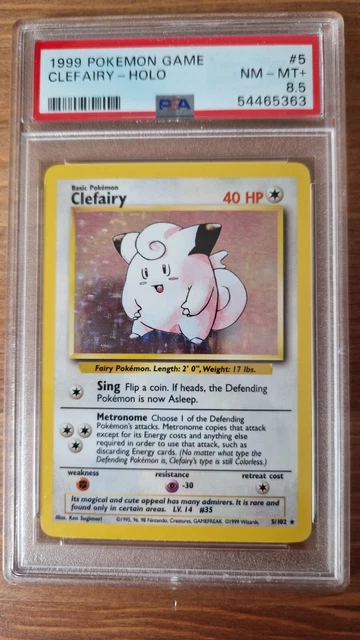 Pokemon Basisset Clefairy 5/102 PSA 8,5