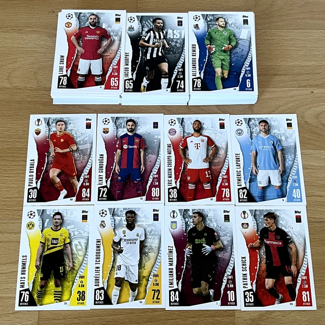 TOPPS MATCH ATTAX Champions League 2023/2024 Alle 265 Basiskarten