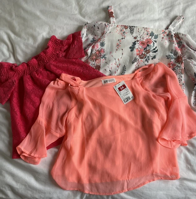 girls tops Bundle Age 9-12 Years - H&M & Primark