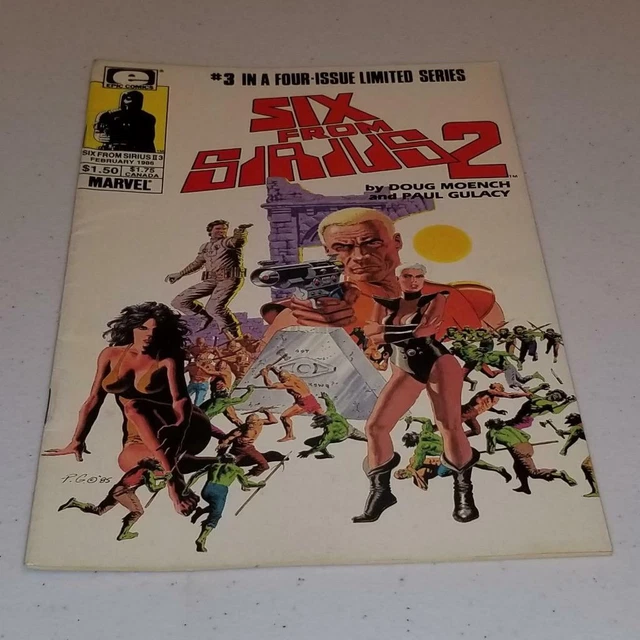 Six From Sirius 2, # 3, Epic Comic Book, 1986