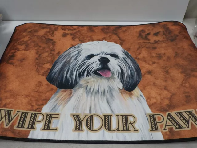 Caroline's Treasures SC9128JMAT Shih Tzu Indoor or Outdoor Doormat, 24" x 36"