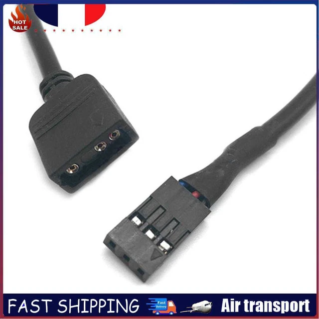 Motherboard SYNC Adapter Cable RGB 5V VDG to 3 Pin Conversion Line (50cm)