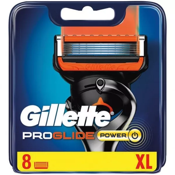 Gillette Fusion5 Proglide Power 8 Lamette Di Ricambio. NUOVO MODELLO MIGLIORATO.