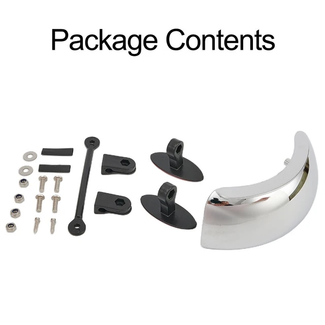 180° Degree Blind Spot Mirror Motorcycle Windshield Wide-Angle Rearview Mirror