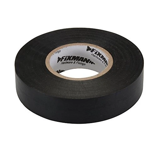 Fixman 192069 Ruban isolant - 19 mm x 33 m - Noir