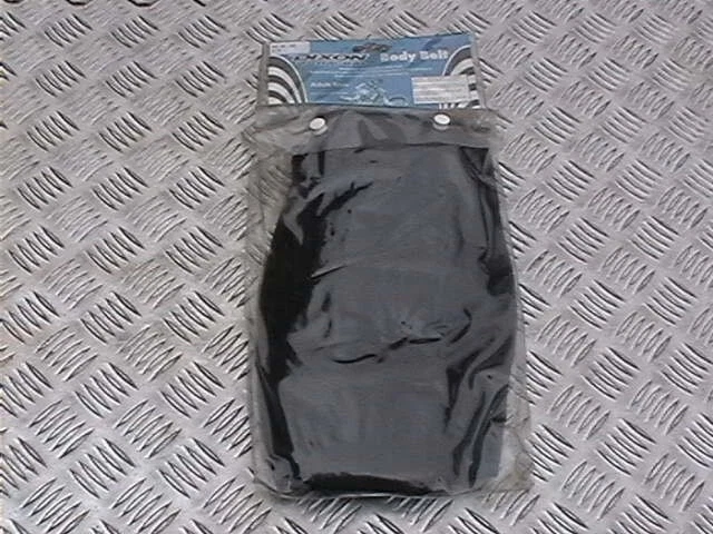 Dixon Gp Racing Adult Large Mx Body Kidney Belt Black 2 Adjustable Straps