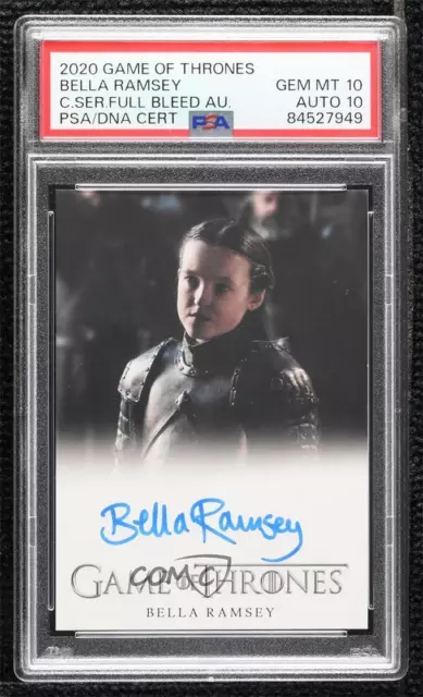 2020 Game of Thrones The Complete Series Lady Lyanna Mormont as PSA 10 Auto 1c6