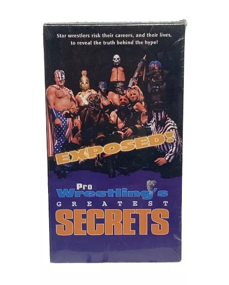 Exposed Pro Wrestling Greatest Secrets Factory Sealed VHS OOP Rare HTF