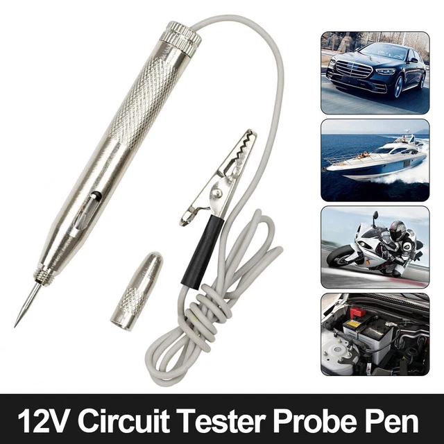 Leloco Stromprüfer Set 2-tlg. - Spannungsprüfer Kfz Mit 2,5m Kabel