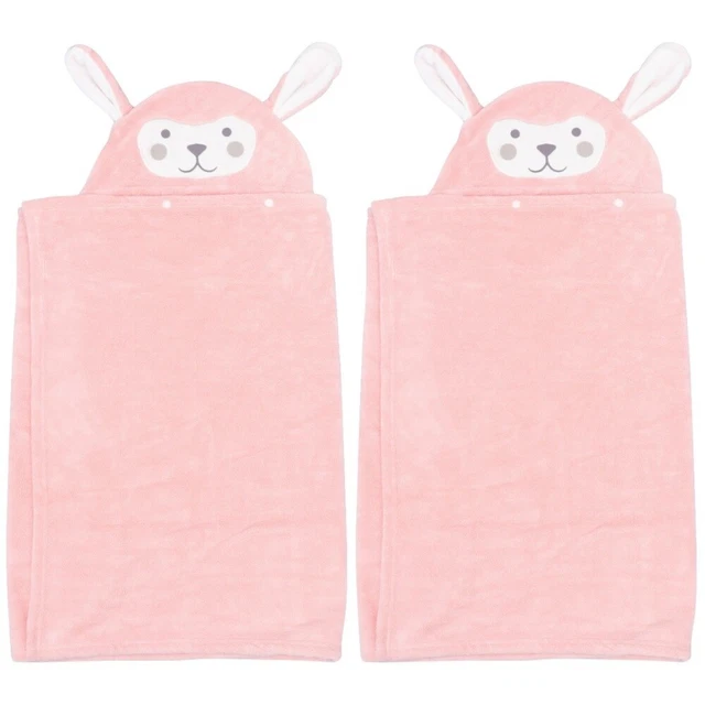 2 pz asciugamani da bagno con cappuccio bambini animali piccoli asciugamani da nuoto cotone morbido