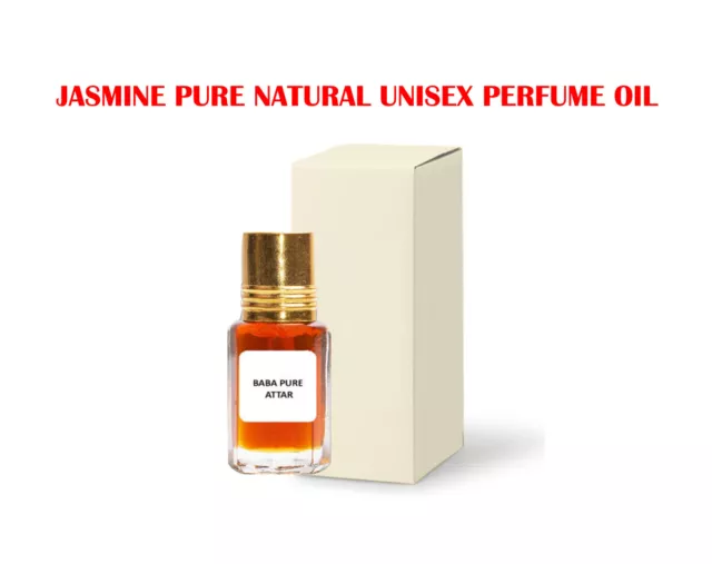 Jasmine Pure Natural Unisex Perfume Oil Attar Pure Organic From India