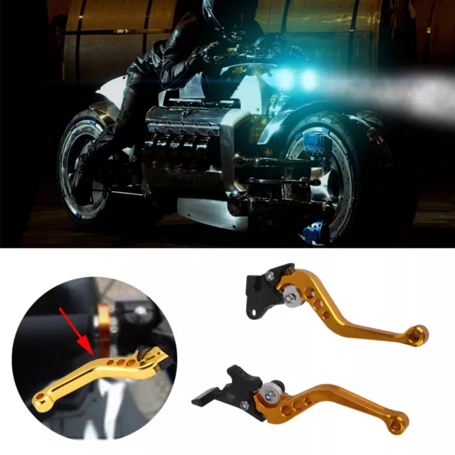 Pair Of CNC Aluminum Motorcycle Clutch Drum Brake Lever Handle