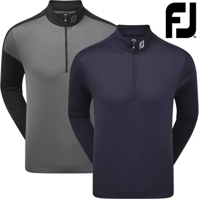 Footjoy Ribbed Chill Out Xtreme Stretch 1/2 Zip Pullover / All Colours & Sizes