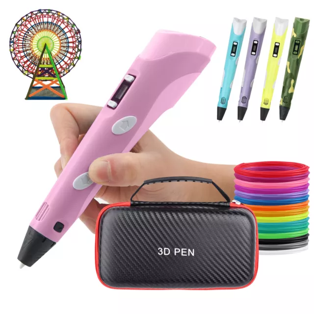 3D Printing Pen for Kids 3D Pen PLA Filament+Bag DIY Children Toys Birthday Gift