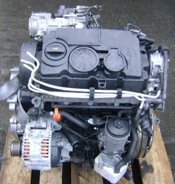 MOTOR VOLKSWAGEN 1.9 TDI BLS CADDY  PASSAT AUDI SEAT SKODA 75TKm UNKOMPLETT