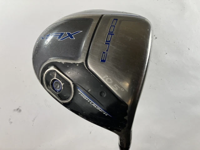 Cobra MAX Driver 10.5* Matrix White Tie X4 55g Regular Mens RH Midsize Grip
