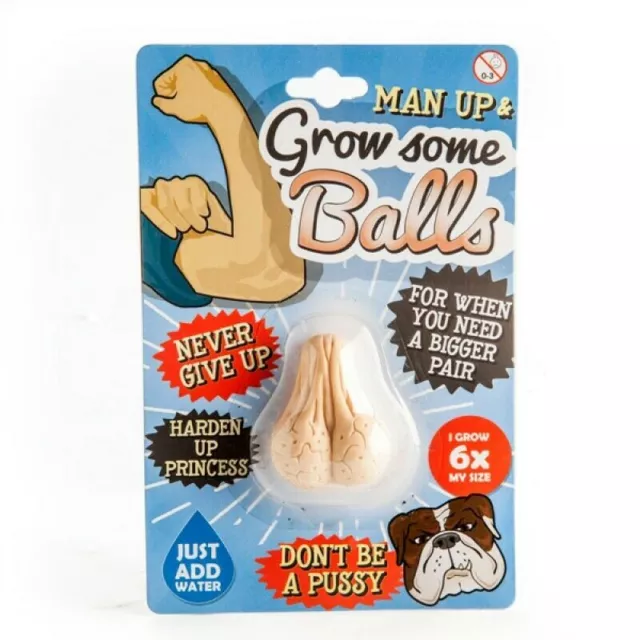 Grow Some Balls Toy Just Add Water Novelty Party Jokes Funny Hens Gift