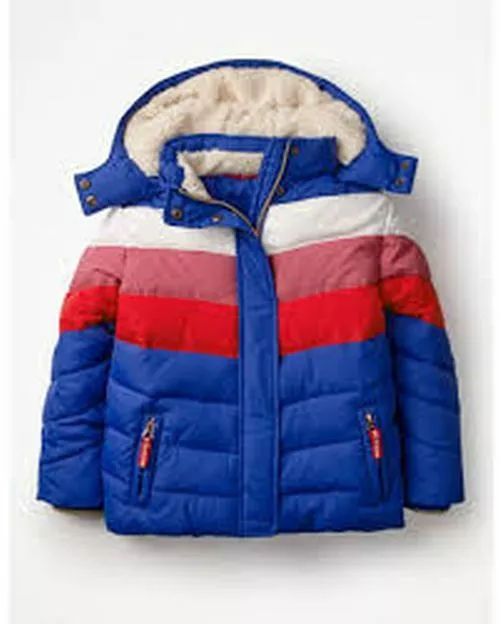 Boden Girls Padded Cosy Jacket Coat Ages 2-16  Bnwot Navy- Blue-Green Sherpa