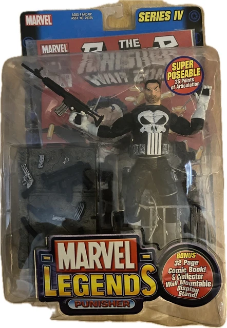 Marvel Legends Series IV The Punisher Warzone #1 Action Figure 2003 Toy Biz NEW