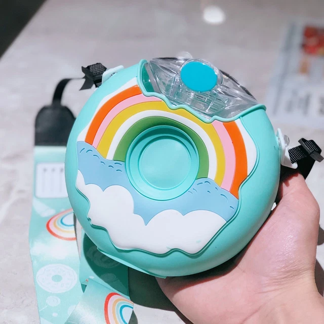 en - ciel Pot de beignets Guerre de la paille Beignet Water Cup Dessins animés