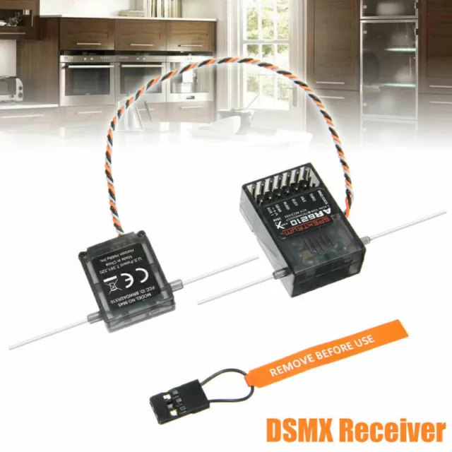 AR6210 DSMX + DSM2 Empfänger RX ideal für Spektrum Sender 6 Kanäle dn 2