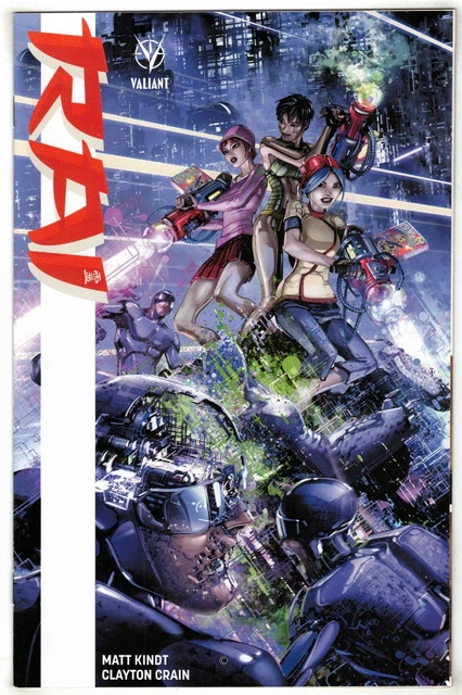 Rai #10 Clayton Crain Cover B Variant Valiant 2014 Matt Kindt VF/NM