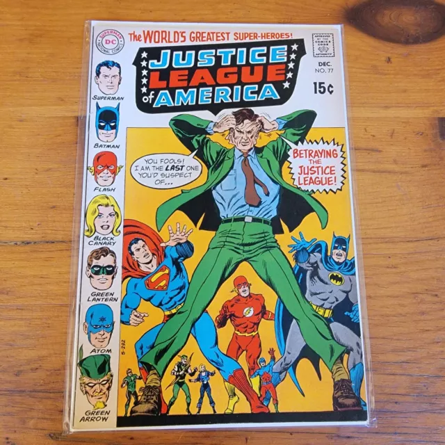 Justice League of America #77 DC Comics 1969 Joker vs. the Justice League
