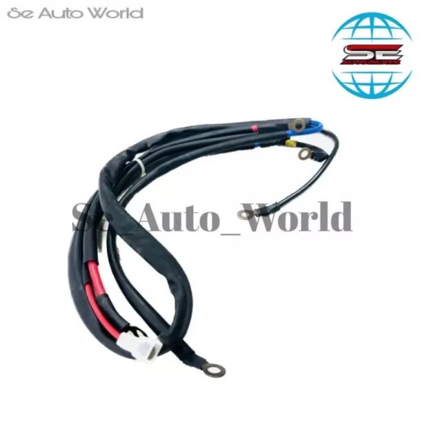 For Vespa Px/Lml/Star/Stella Cable Wiring For Battery 4Stroke Black