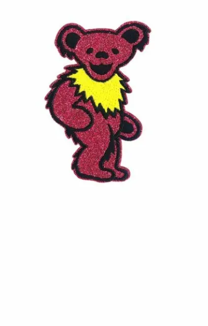 Grateful Dead - Pink Bear - Embroidered Patch - Brand New Music 5296