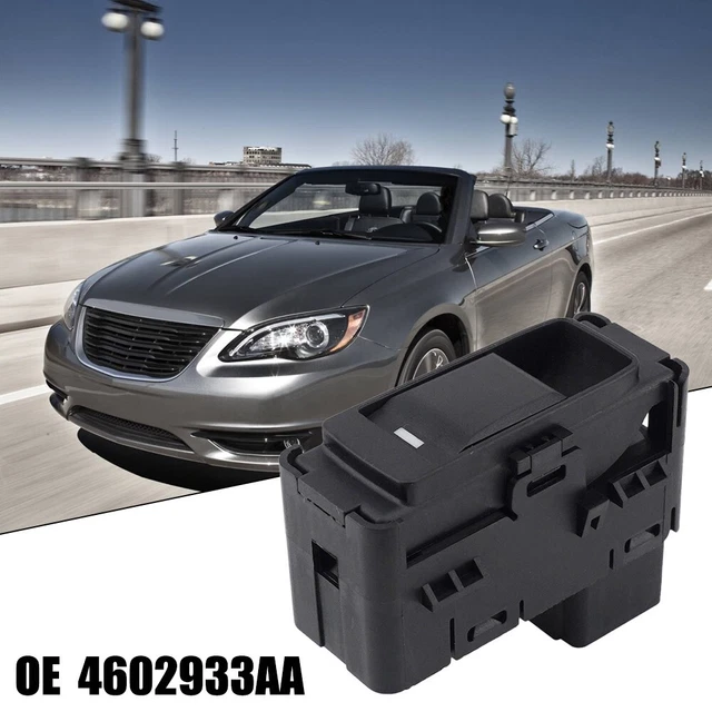 Interruttore vetro pulsante accessori regolatore vetro 1 pz. 4602933AA ABS nero