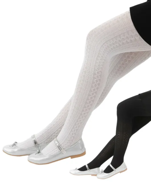 Girls High Waist Tights Patterned Stocking Kint Socks